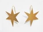 キラキラ ピアス (ゴールド)【Luccica/ルチカ】【ゆうメール送料無料】 アクセサリー スター 夜空 星 かわいい ほし おしゃれ 輝き 個性的 ジュエリー ポップ パーティー レディース
