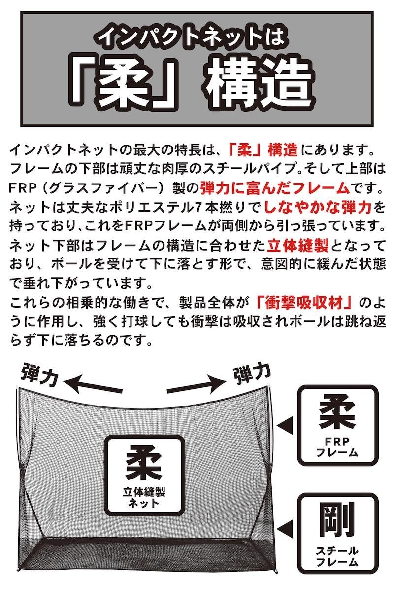 練習場発想のゴルフ練習ネット
