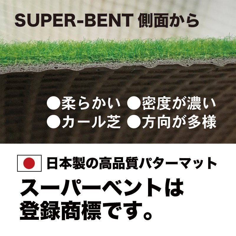 日本製 ロングパット! 特注 45cm×7m SUPER-BENTパターマット（距離感