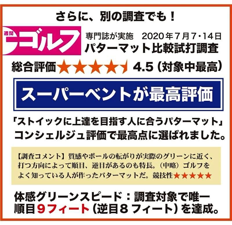 日本製 ロングパット! 特注 45cm×10m SUPER-BENTパターマット