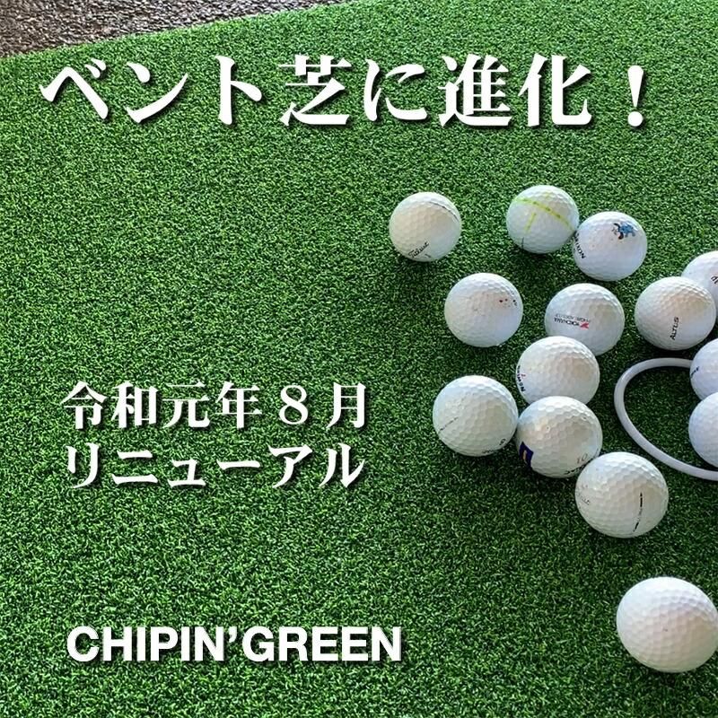 【限定生産 屋内外】180cm×3m CHIPIN’GREEN チップイングリーン 事業所宛配送限定 ラフ芝アプローチマット＆トレーニングリング付き 限定生産 屋内外】180cm×3m CHIPIN'GREEN チップイングリーン