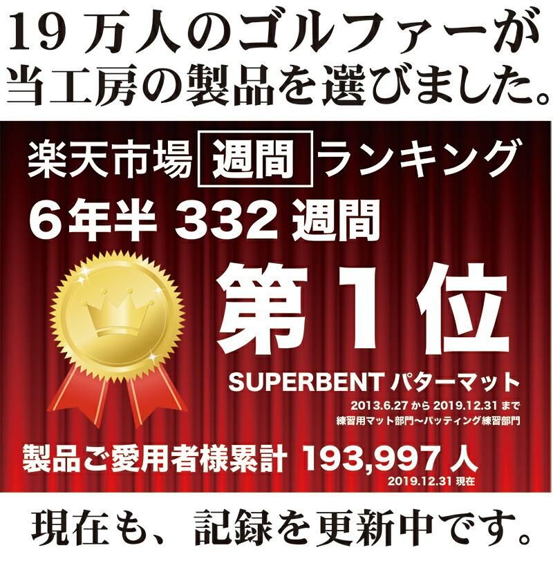 新サイズ］【日本製】パターマット工房 30cm×2.2m SUPER-BENT