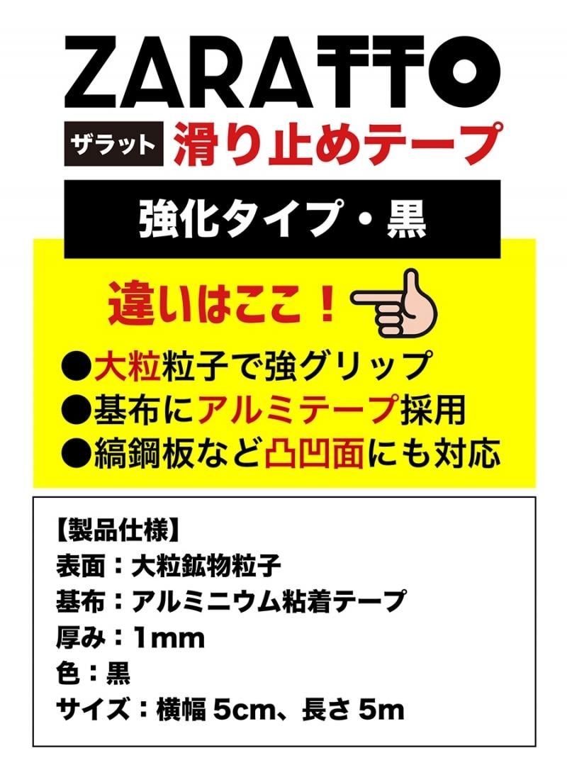 お徳用2個セット］ZARATTO（ザラット）滑り止めテープ［強化