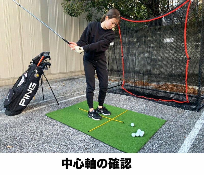 briefing ツアーAD GOLF アライメントスティック ゴルフ 練習 