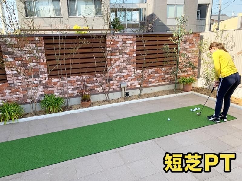 屋外】60cm×5m パット専用人工芝 ［短芝PT］【順目やや高速＆逆