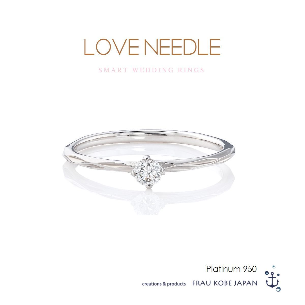 Boy frend & Girl frend 'LOVE NEEDLE' pair ring @FRAU on-line shop