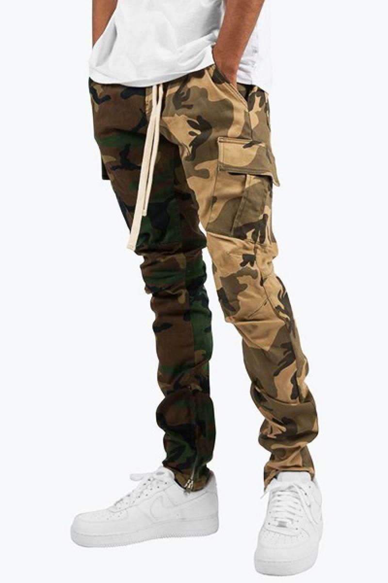 ミニマル) mnml DENIM CARGO PANTS BLACK (LS:PANTS)(COLOR:BK