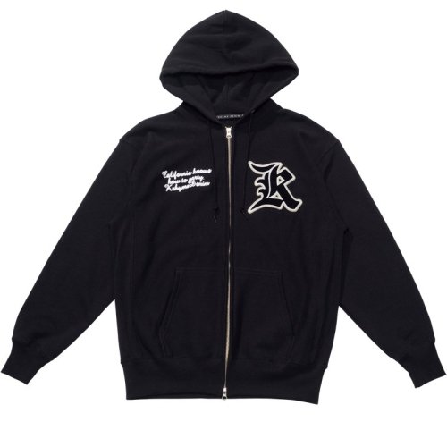 KRHYME DENIMHOODED ZIP SWEAT SHIRT
