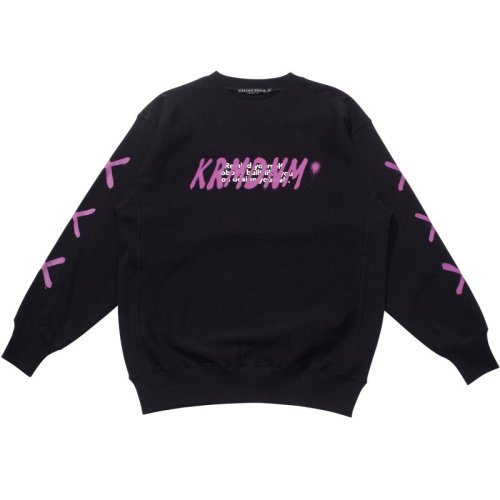 KRHYME DENIMCREWNECK SWEAT SHIRT
