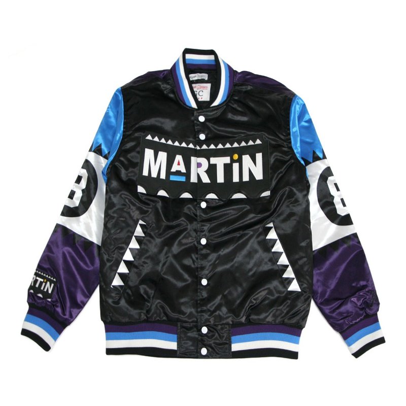 【HEADGEAR CLASSICS】Martin 8 Ball Satin Jacket Blk/Blu