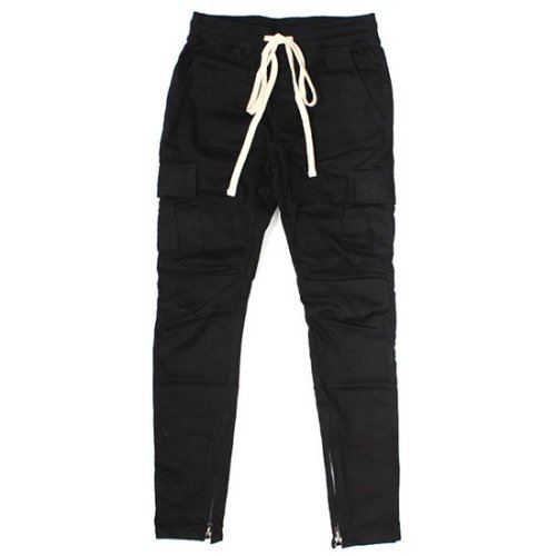 mnmlCargo Drawcord Pants Black