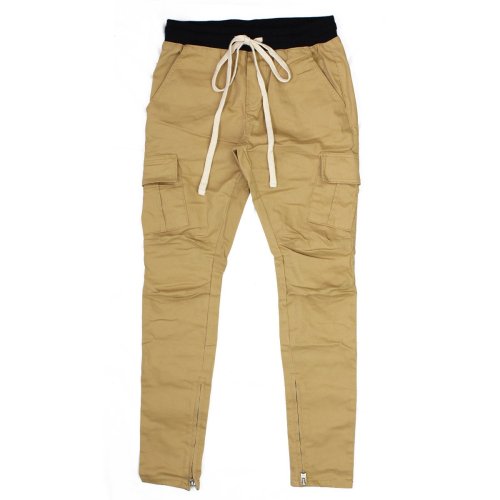 mnmlCargo Drawcord Pants Khaki