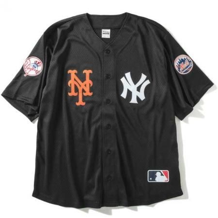 FANATICSMLB NY SUBWAY SERIES BASEBALL SHIRT BK
