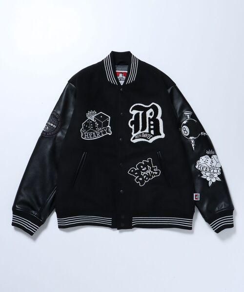 JBOY｜BEN DAVIS通販｜HIPHOP｜ BD STADIUM JACKET｜ レザー
