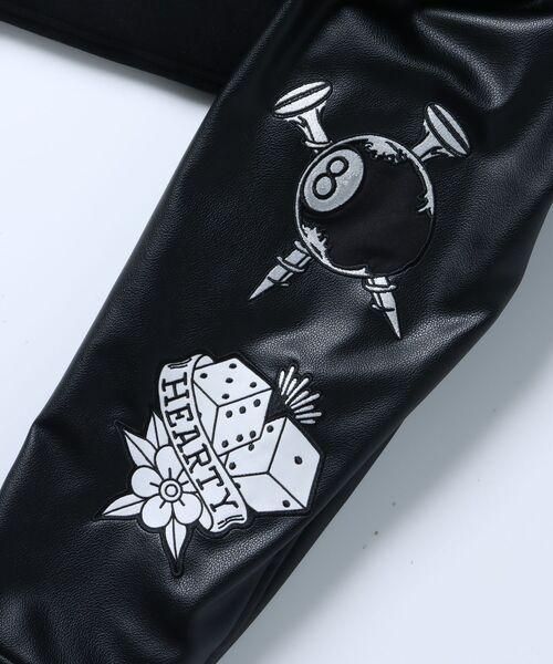 JBOY|BEN DAVIS通販|HIPHOP| BD STADIUM JACKET| レザー JBOY|BEN DAVIS通販|HIPHOP| BD STADIUM JACKET| レザー
