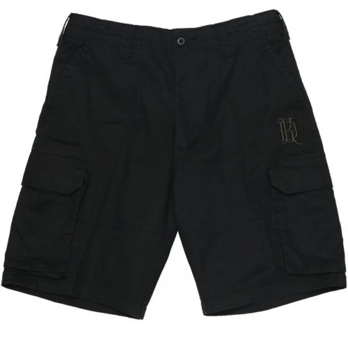 KRHYME DESIGNVINTAGE CARGO SHORTS BK