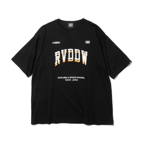 reversalDOUBLE LOGO COTTON TEE BK