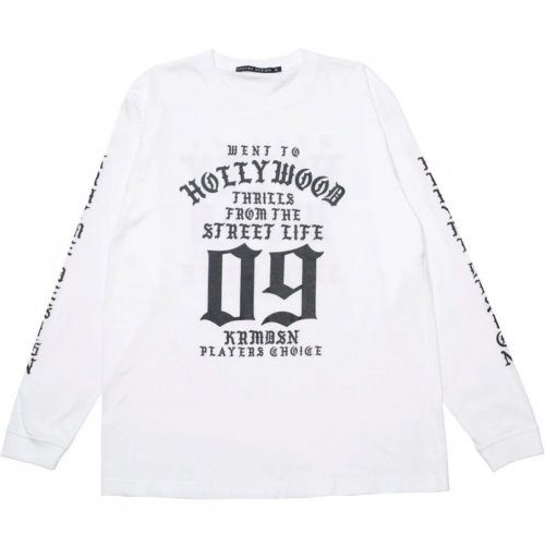 KRHYME DESIGNLONG SLEEVE T-SHIRT
