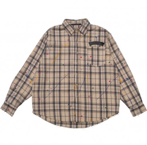 KRHYME DESIGNFLANNEL SHIRT WT