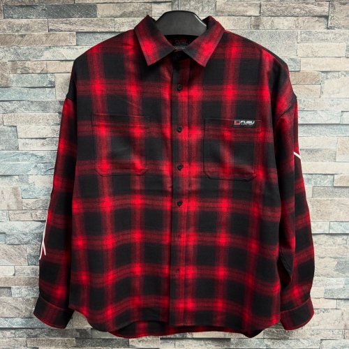 FUBUCHECK SHIRTS RED