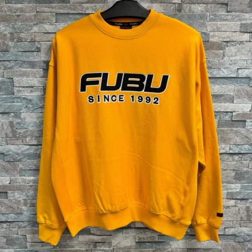 FUBUCLASSIC LOGO SWEAT YELLOW