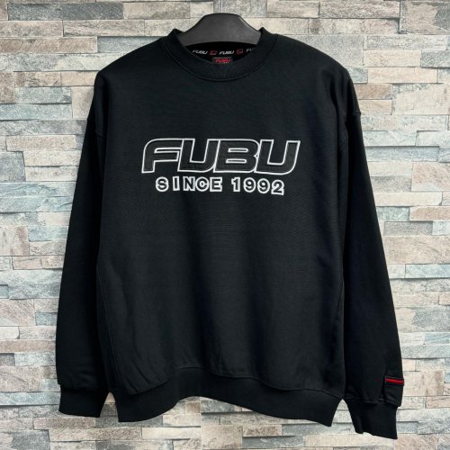 FUBUCLASSIC LOGO SWEAT BK