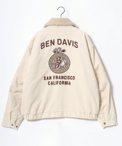 BEN DAVISREMOVAL BOA COLLAR CORD JACKET