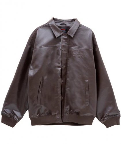 FUBU LEATHER BLOUSON BR