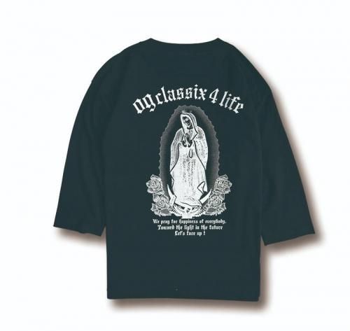 OG CLASSIX MARIA 4 LIFE 6.2oz. FOOTBALL 3/4 SLV. TEE