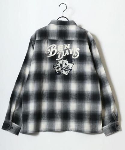 BEN DAVISEMBRO OMBRE SHIRT BK