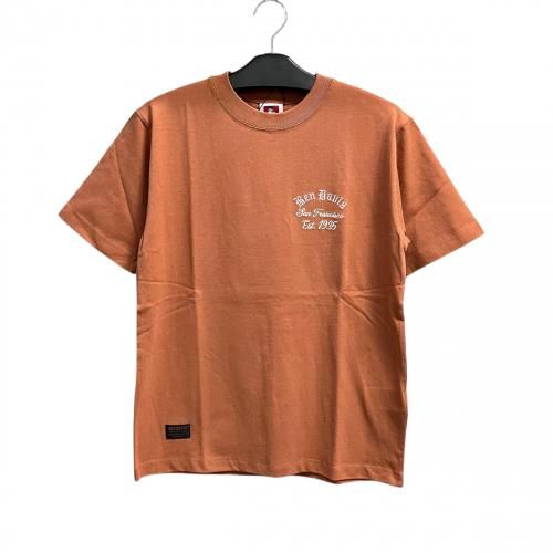 BEN DAVISLOWRIDE EMB TEE D,OREANGE