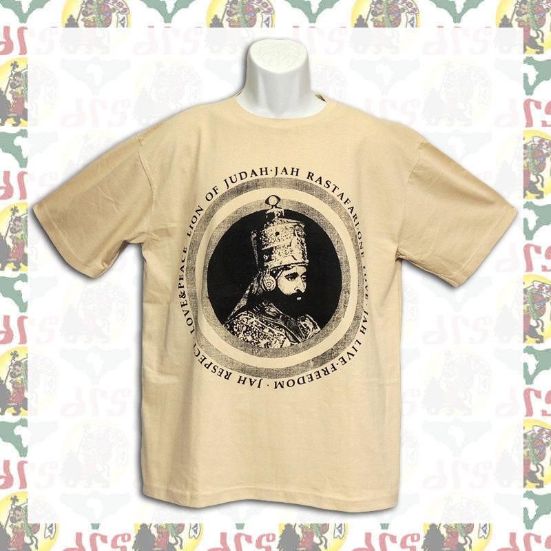 エチオピア製 ハイレセラシエ皇帝 Tシャツ JAH RASTAFARI