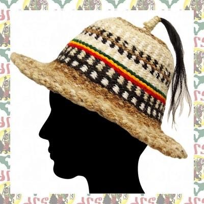民族帽子 エチオピア北部 民族ハット Size 63cm