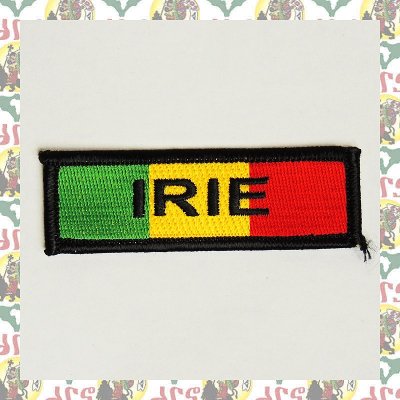 レゲエ雑貨通販 激安人気アイロンワッペン IRIE