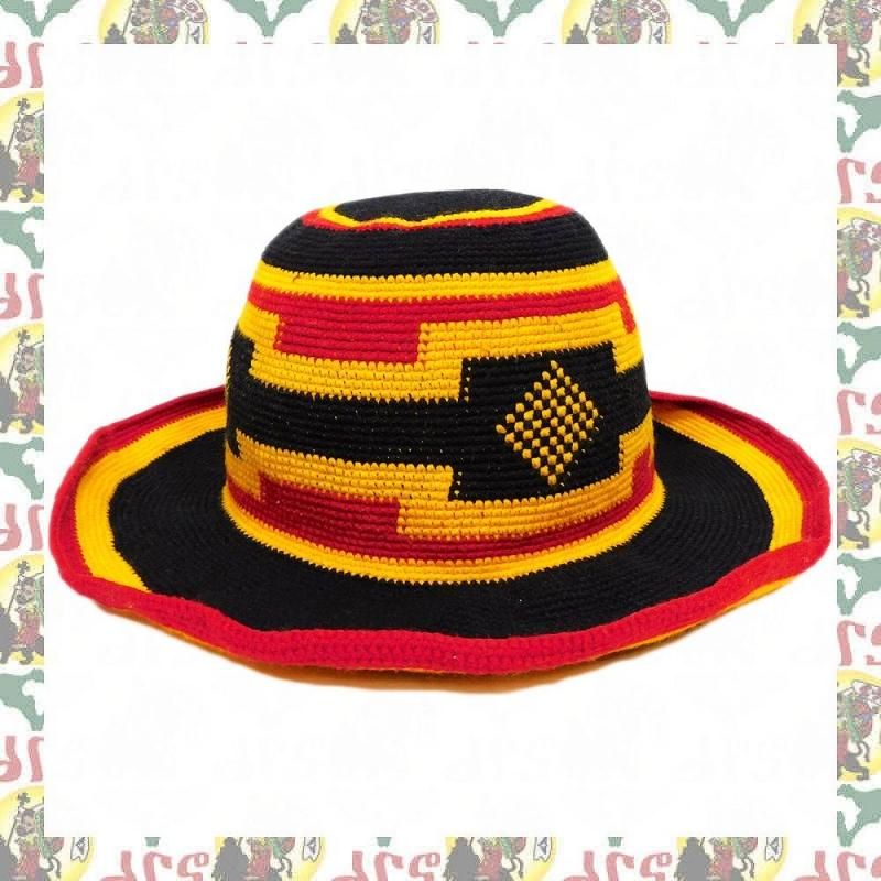 エチオピア南部 Wolayita 民族ハット Size L