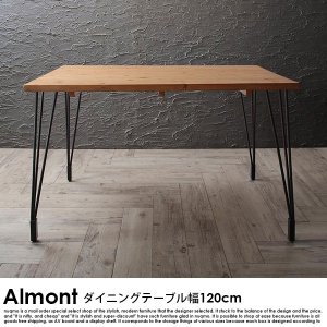 ヴィンテージダイニング Almont【オルモント】ダイニングテーブル 幅120cmの商品写真