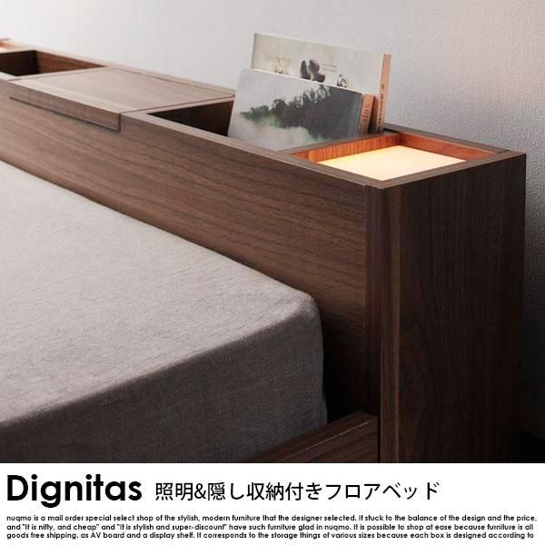 照明&隠し収納付き フロアベッド Dignitas【ディニタス】スタンダード