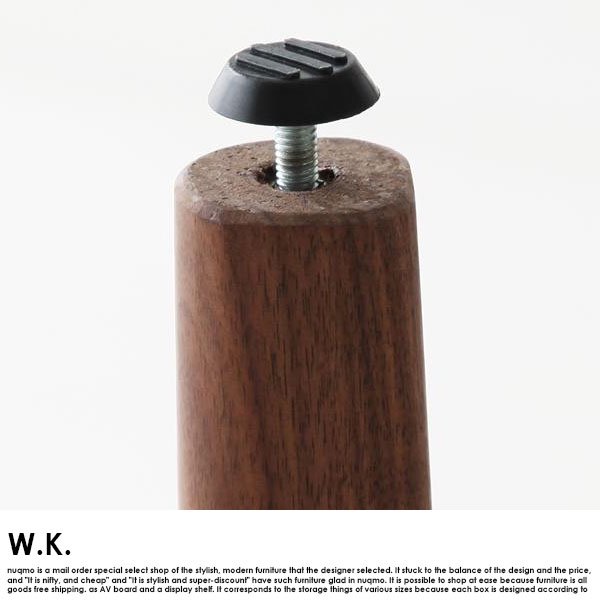北欧デザイナーズダイニングテーブルセット W.K.【ダブルケー】5点セット(無垢材テーブル+チェア4脚) W150cm 4人用 の商品写真その5