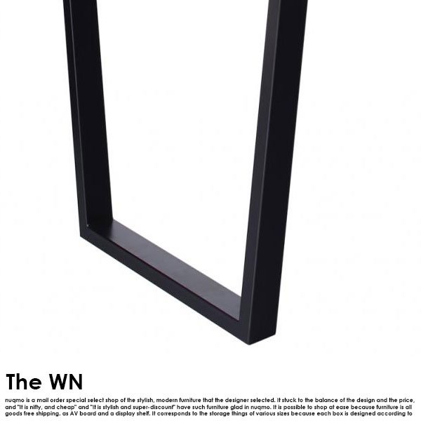 ウォールナット無垢材ダイニングテーブルセット The WN【ザ・ダブルエヌ】3点セット(無垢材テーブル+チェア2脚)(W120cm） 2人用 の商品写真その9