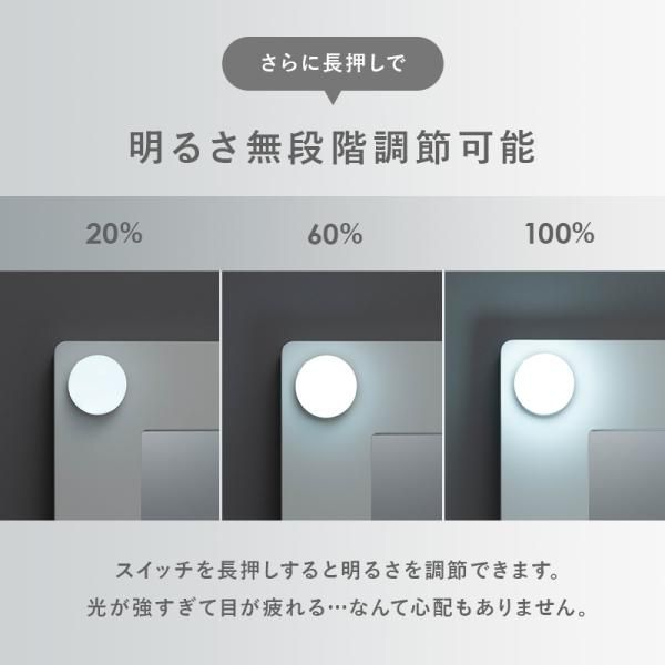 【新品】LED女優ライト　ドレッサー＆スツール　明るさ無段階調節　アウトレット ユアサプライムス.com｜ドレッサー LEDライトとスツール付き