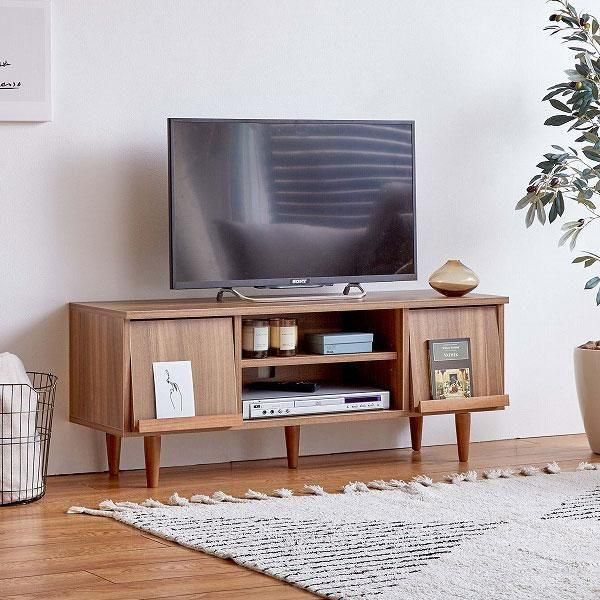おしゃれに魅せるコンパクトサイズの『Tonny』フラップ扉テレビ台☆幅110cm フラップ扉テレビ台 Tonny【トニー】W110 - ソファ・ベッド通販
