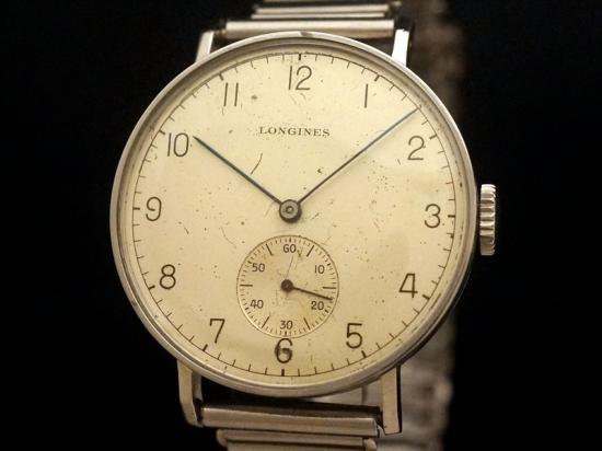 LONGINES / BIG CYLINDER CASE w. BONKLIP - アンティーク腕時計専門店 