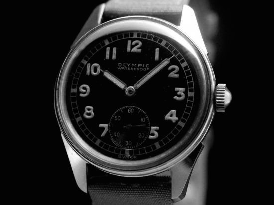 OLYMPIC / BLACK MILLOR DIAL