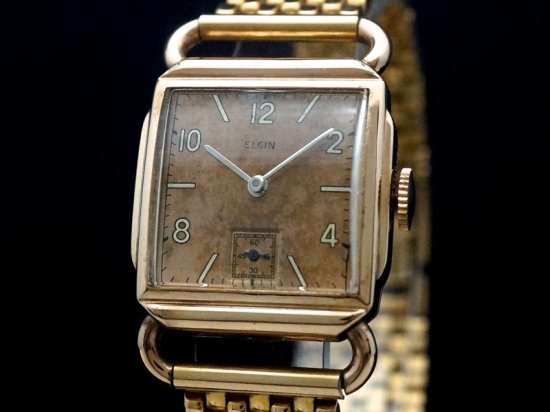 ELGIN / SECTOR DIAL w.ORIGINAL JUBILEE BRACELET 1940'S -  アンティーク腕時計専門店｜アドヴィンテージ - advintage -
