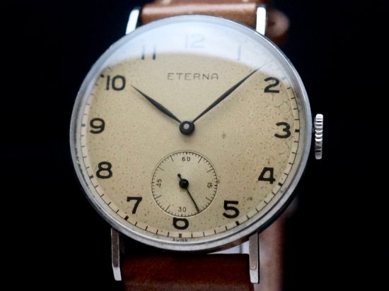 ETERNA / LARGE CYLINDER CASE 1940'S - アンティーク腕時計専門店