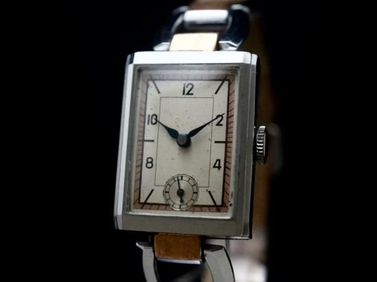 HANHART / SECTOR DIAL & BRACELET WATCH 1930'S - アンティーク