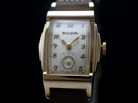 BULOVA / RECTANGULAR ”AMERICAN DECO” 1940'S - アンティーク腕時計専門店｜アドヴィンテージ -  advintage -