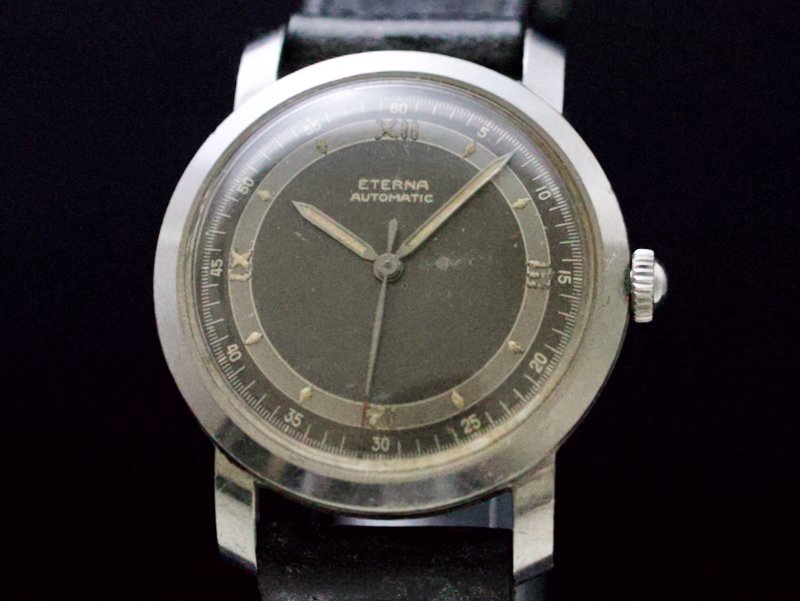 ETERNA "AUTOMATIC" BULL'S EYE, LARGE CASE 1940'S アンティーク腕時計専門店｜アドヴィンテージ  advintage