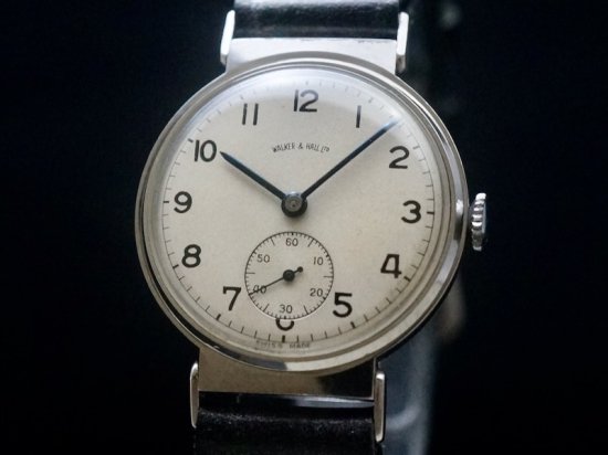 WALKER & HALL / FLEXIBLE LUGS, HERMETIC CASE 1940'S - アンティーク腕時計専門店｜アドヴィンテージ  - advintage -