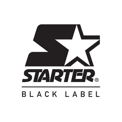 STARTER BLACK LABEL OUTLINE LOGO TEE -BLACK-スターター